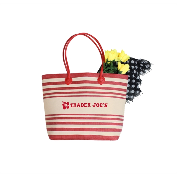 Striped Trendy Tote... from ASI 57702 GoodHopeBags, Inc.