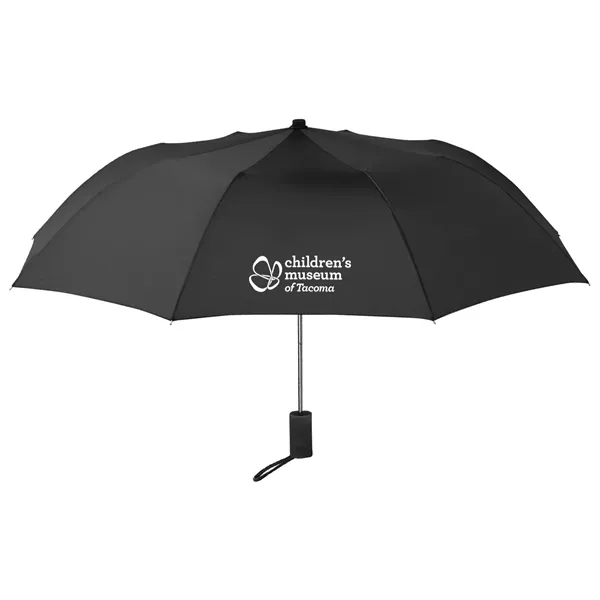 Compact collapsible umbrella with wrist strap.... from ASI 52710 Lincoln Line