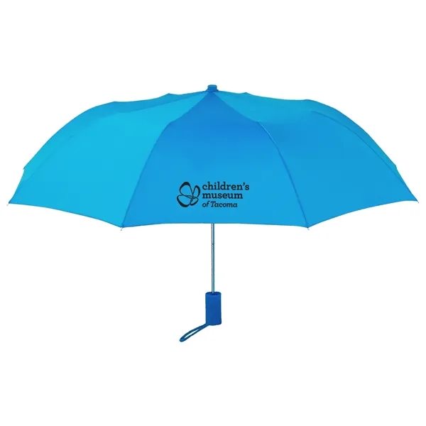 Compact collapsible umbrella with wrist strap.... from ASI 52710 Lincoln Line