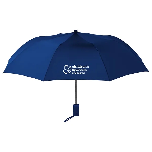 Compact collapsible umbrella with wrist strap.... from ASI 52710 Lincoln Line