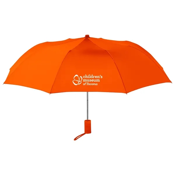 Compact collapsible umbrella with wrist strap.... from ASI 52710 Lincoln Line