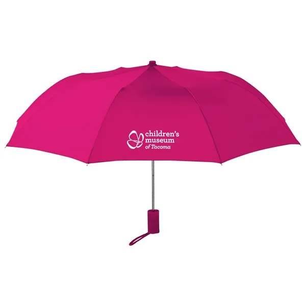 Compact collapsible umbrella with wrist strap.... from ASI 52710 Lincoln Line