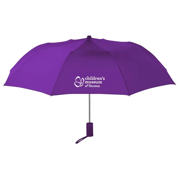 Compact collapsible umbrella with wrist strap.... from ASI 52710 Lincoln Line