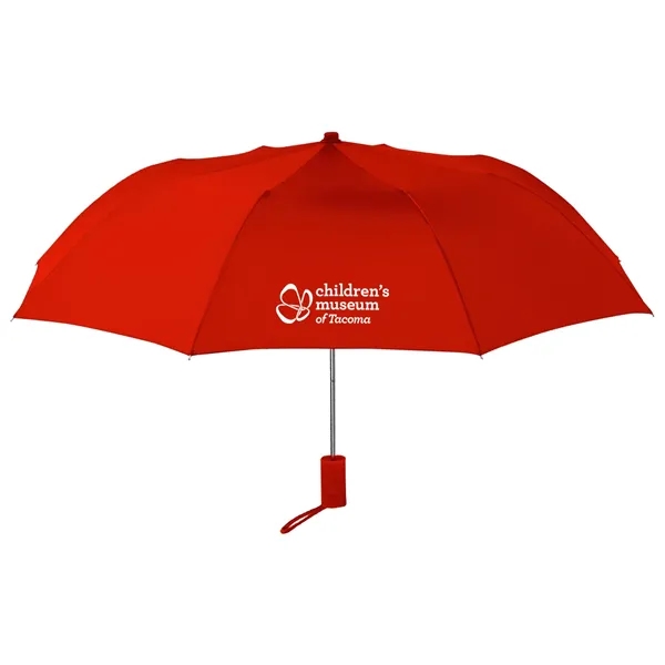 Compact collapsible umbrella with wrist strap.... from ASI 52710 Lincoln Line