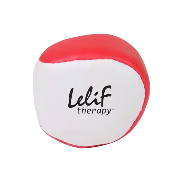 Leather like vinyl kickball with two tone design.... from ASI 52710 Lincoln Line