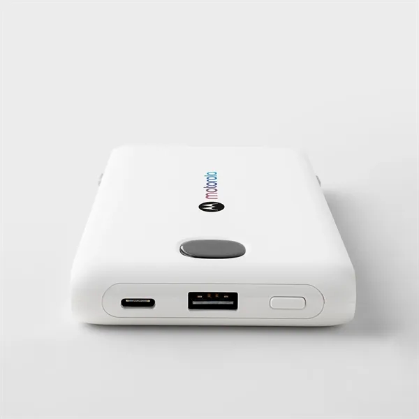 A 10,000 mAh Power Bank featuring built in cables for any... from ASI 91435 Tomax USA / Tomax