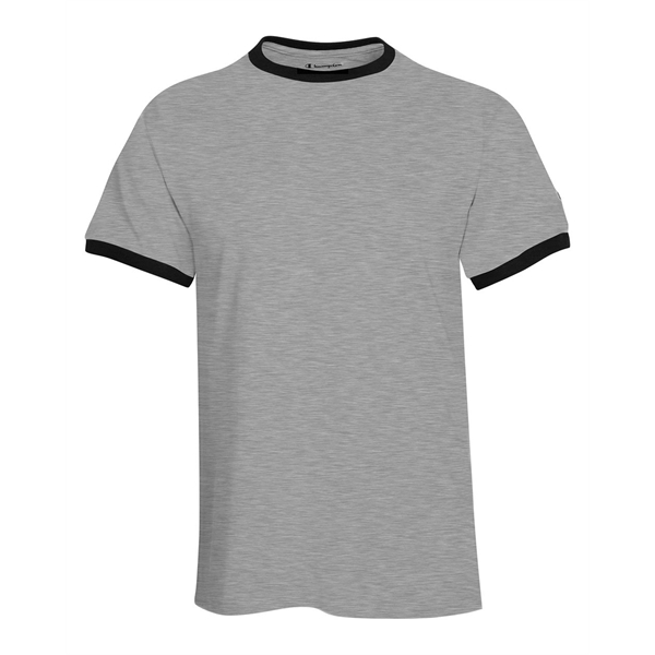 T-shirt made of 100% cotton with rib contrast collar and sleeve... from ASI 84358 S&S Activewear