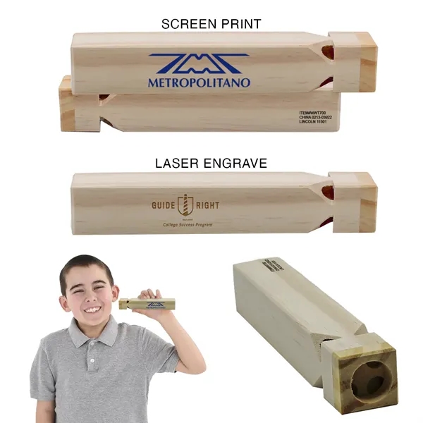 Blow into this 4-hole whistle to produce an authentic train sound.... from ASI 52710 Lincoln Line