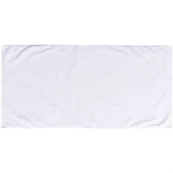 58" x 28" polyester and cotton beach towel with dye-sublimation printing.... from ASI 39552 BEL Promo