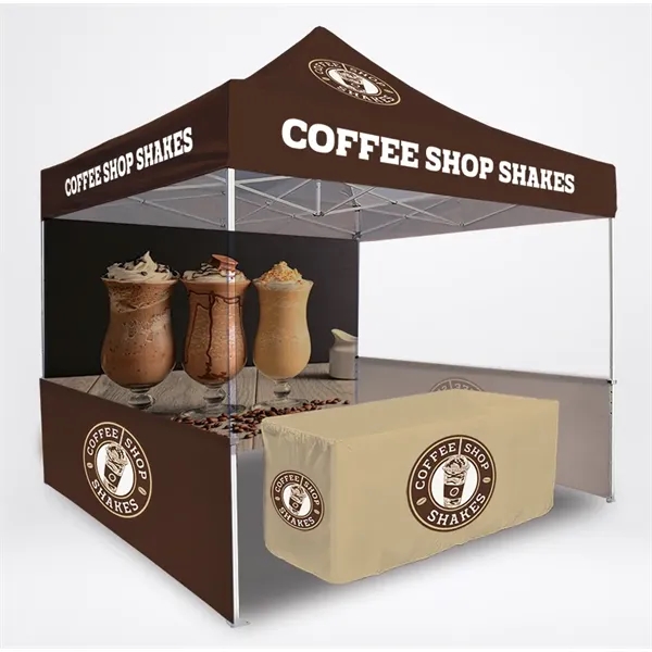 Outdoor Tent Package: Tent Canopy/frame, full wall, 2 half walls and... from ASI 36558 Aprons, Etc.
