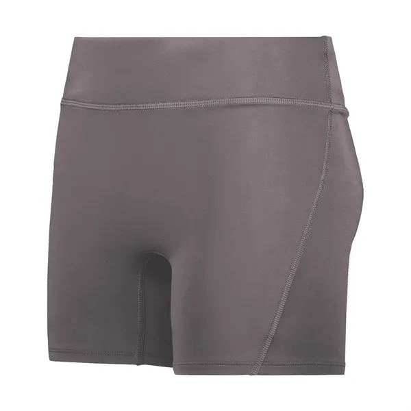 Girls TruHit Shorts with 4-way stretch fabric technology.... from ASI 37461 Augusta Sportswear