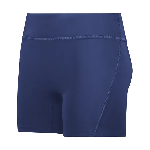 Girls TruHit Shorts with 4-way stretch fabric technology.... from ASI 37461 Augusta Sportswear