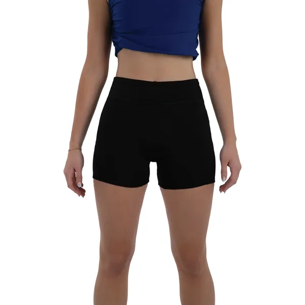 Girls TruHit Shorts with 4-way stretch fabric technology.... from ASI 37461 Augusta Sportswear