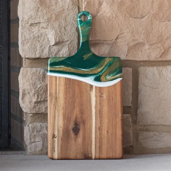 Made from Acacia Hardwood, each piece is unique as the wood's... from ASI 93986 Visions/Awardcraft