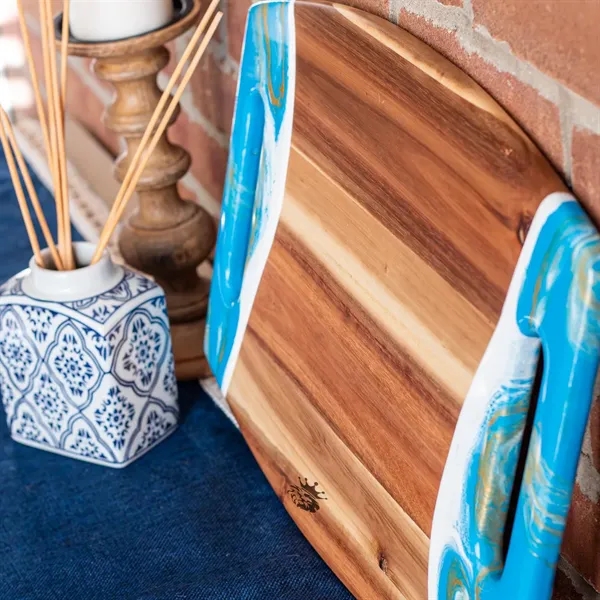 Made from Acacia Hardwood, each piece is unique as the wood's... from ASI 93986 Visions/Awardcraft