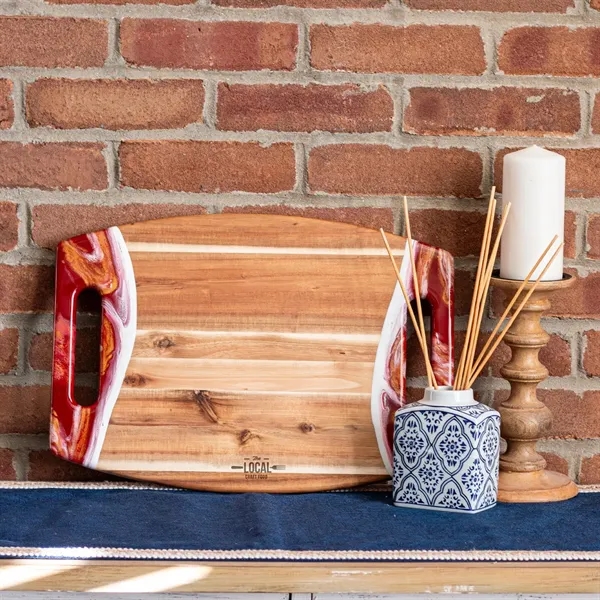 Made from Acacia Hardwood, each piece is unique as the wood's... from ASI 93986 Visions/Awardcraft