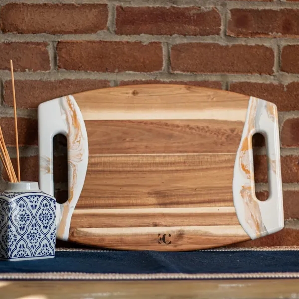 Made from Acacia Hardwood, each piece is unique as the wood's... from ASI 93986 Visions/Awardcraft