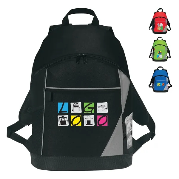 Backpack made of 90G non-woven, coated water-resistant polypropylene. 100% recyclable and... from ASI 46420 Continental Mkting Svc Inc / CMBags