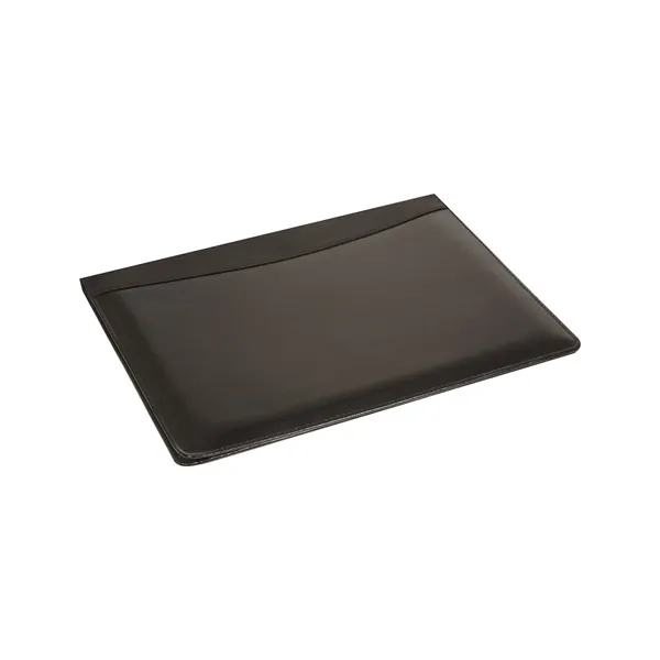 Glazed bonded calfskin portfolio with a faux suede spine, 3 inner... from ASI 79530 Prime Line