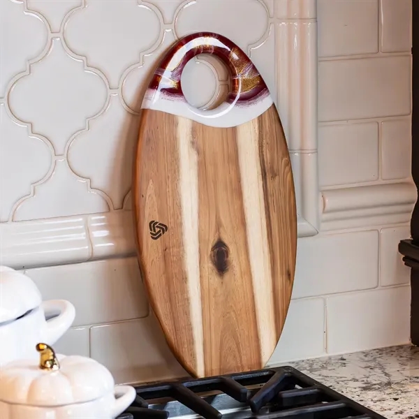 Made from Acacia Hardwood, each piece is unique as the wood's... from ASI 93986 Visions/Awardcraft