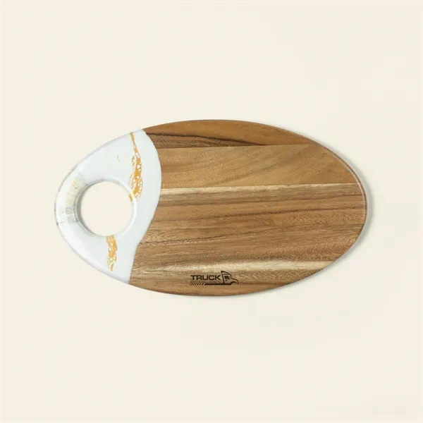 Made from Acacia Hardwood, each piece is unique as the wood's... from ASI 93986 Visions/Awardcraft