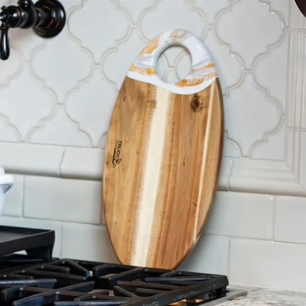 Made from Acacia Hardwood, each piece is unique as the wood's... from ASI 93986 Visions/Awardcraft