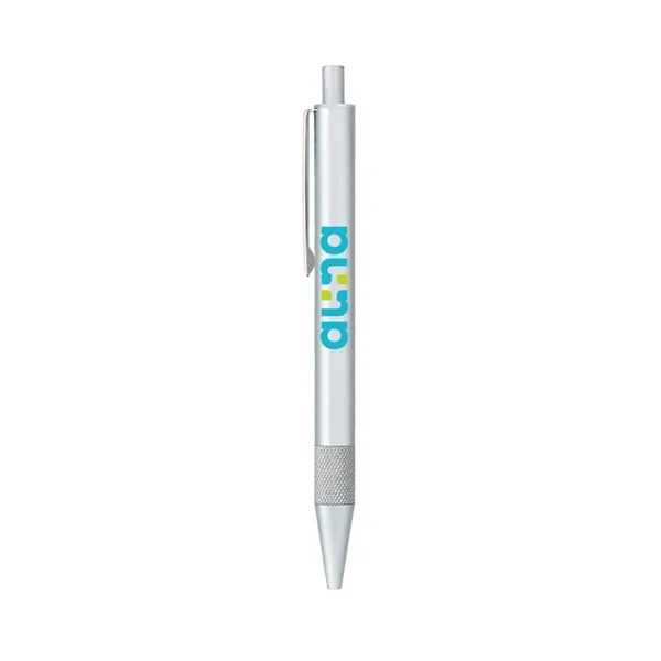 Solid brass barrel pencil with textured grip... from ASI 31517 Admart Products / Admart Line