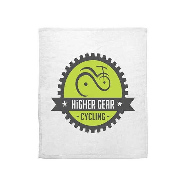 Rally towel with hemmed edges that measures 15" x 18" and... from ASI 34063 alphabroder