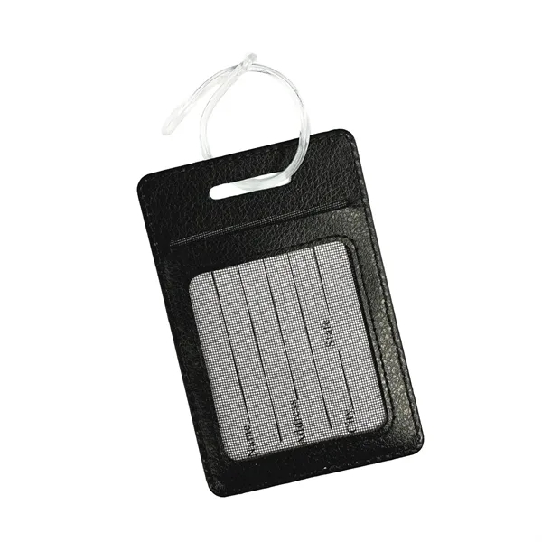 Vibrant sublimated luggage tag: 2.8" W x 4.1" H. PU face,... from ASI 92980 WOV-IN® / Universal Strap/Wov-In Line