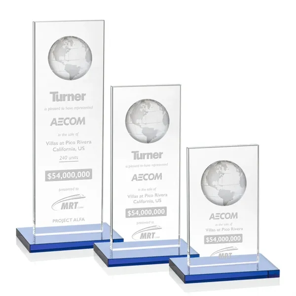 This illustrious Starfire Crystal award stands upright on an elegant Sky... from ASI 84592 St Regis Group / St Regis