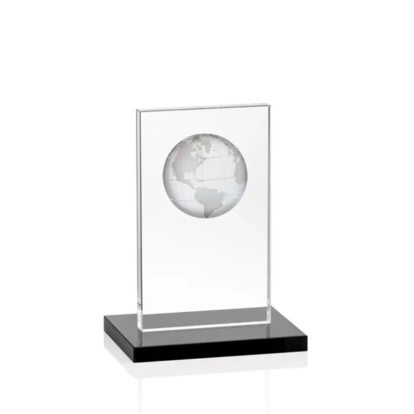 This illustrious Starfire Crystal award stands upright on an elegant Ebony... from ASI 84592 St Regis Group / St Regis