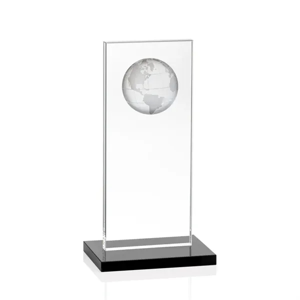 This illustrious Starfire Crystal award stands upright on an elegant Ebony... from ASI 84592 St Regis Group / St Regis