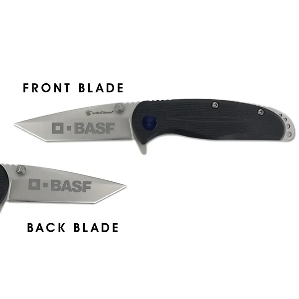 Smith & Wesson® lightweight liner lock folding knife. 3 1/2" handle.... from ASI 46170 Compass Industries Inc