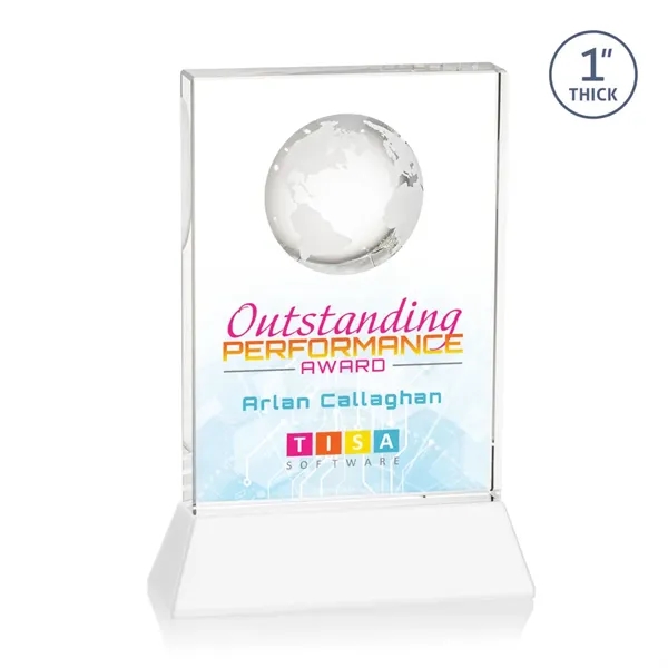 Celebrate global success with our Optical Crystal Ambassador Globe VividPrint™ Award... from ASI 84592 St Regis Group / St Regis