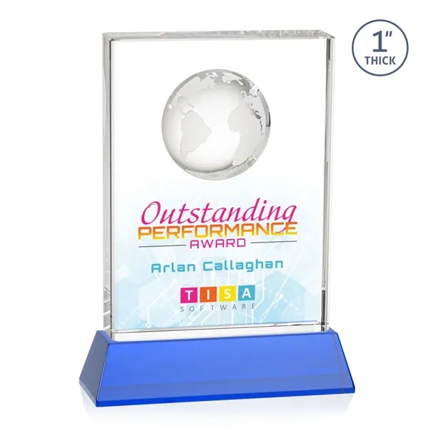 Celebrate global success with our Optical Crystal Ambassador Globe VividPrint™ Award... from ASI 84592 St Regis Group / St Regis