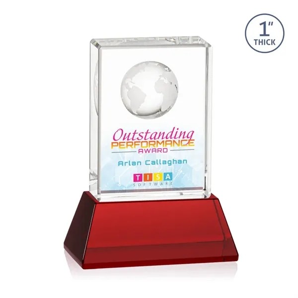 Celebrate global success with our Optical Crystal Ambassador Globe VividPrint™ Award... from ASI 84592 St Regis Group / St Regis