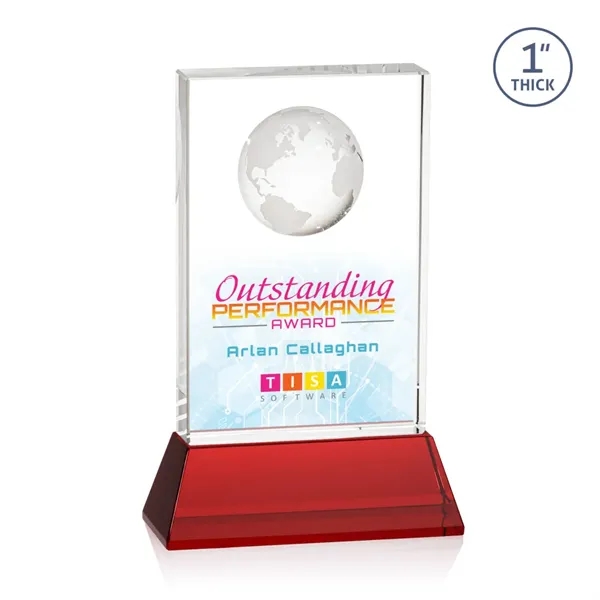 Celebrate global success with our Optical Crystal Ambassador Globe VividPrint™ Award... from ASI 84592 St Regis Group / St Regis