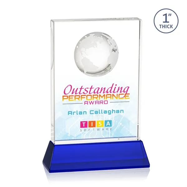 Celebrate global success with our Optical Crystal Ambassador Globe VividPrint™ Award... from ASI 84592 St Regis Group / St Regis