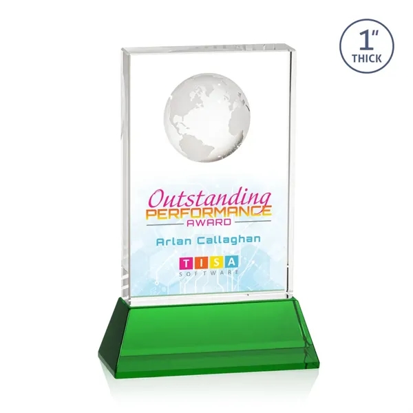 Celebrate global success with our Optical Crystal Ambassador Globe VividPrint™ Award... from ASI 84592 St Regis Group / St Regis