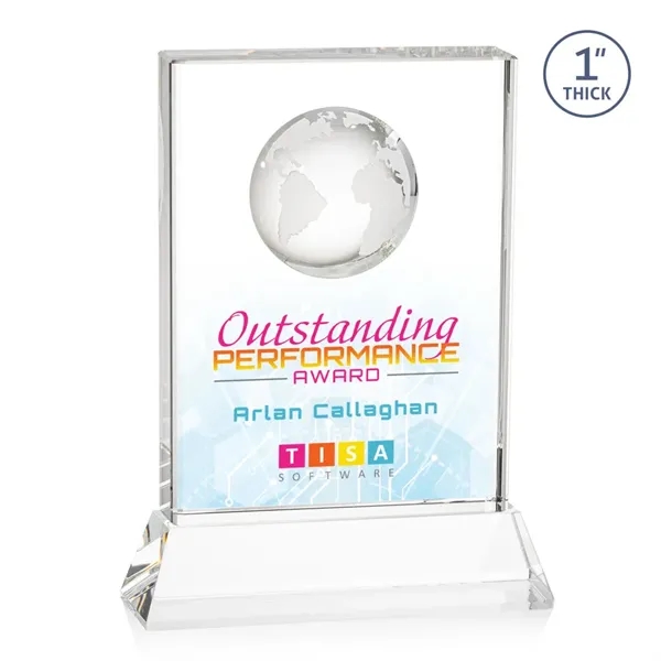 Celebrate global success with our Optical Crystal Ambassador Globe VividPrint™ Award... from ASI 84592 St Regis Group / St Regis