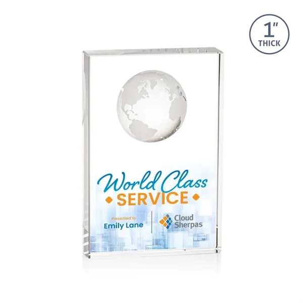 Celebrate global success with our freestanding Optical Crystal Ambassador Globe VividPrint™... from ASI 84592 St Regis Group / St Regis