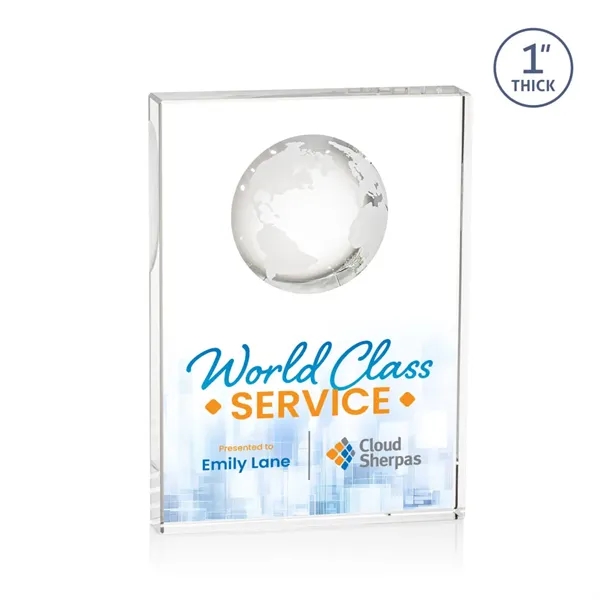 Celebrate global success with our freestanding Optical Crystal Ambassador Globe VividPrint™... from ASI 84592 St Regis Group / St Regis