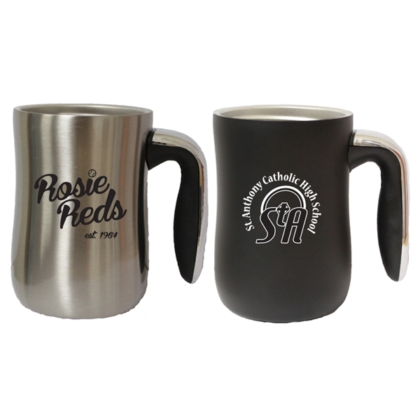 Double wall stainless steel tapered desk cup.... from ASI 36988 Artek USA Inc