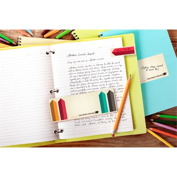 Custom printed 3" x 4" notepad with 25 sheets with 100... from ASI 91240 3M/Promotional Markets Dept