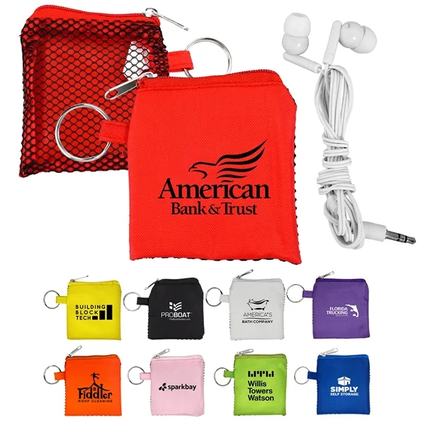 Sporty Ear-Bud Pouch... from ASI 30208 A P Specialties / AP Specialties