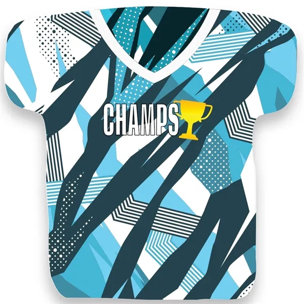 17" x 18" sports jersey-shaped rally towel made from USA-sourced cotton.... from ASI 39552 BEL Promo