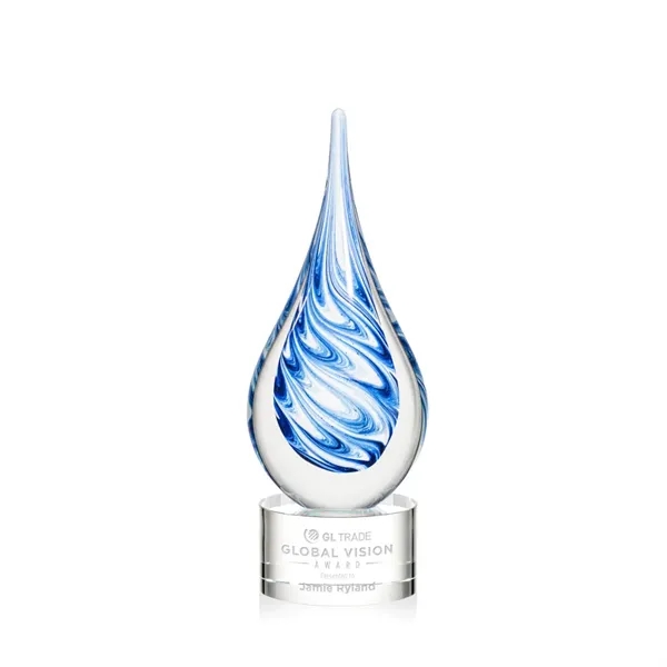 Unique swirls of blue and white make up the teardrop-shaped Marlin... from ASI 84592 St Regis Group / St Regis