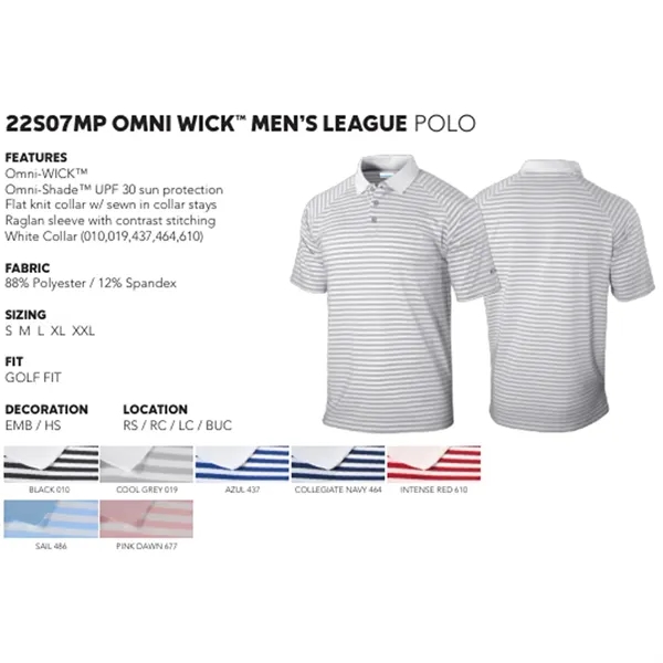 Columbia Golf Polo... from ASI 38120 Ball Pro / Diversified Quality Kitchenware / Branded Apparel Designs