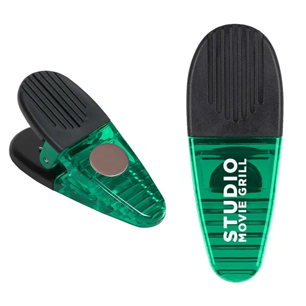 Translucent magnetic memo clip with rubber grip.... from ASI 52710 Lincoln Line