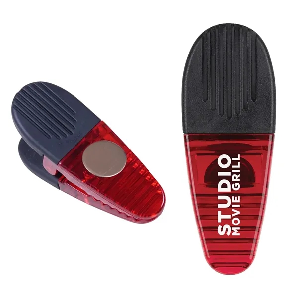 Translucent magnetic memo clip with rubber grip.... from ASI 52710 Lincoln Line